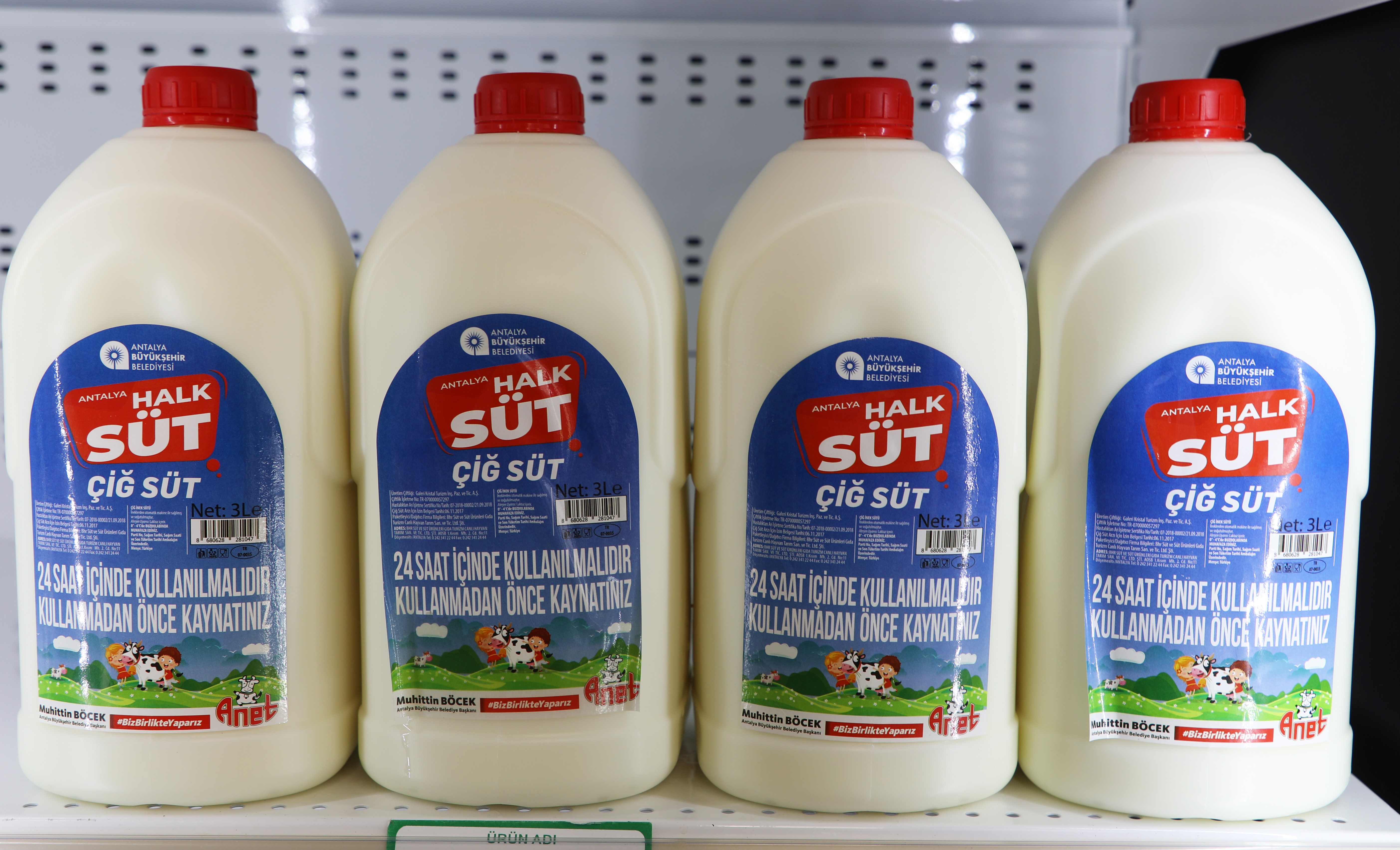 Büyükşehir çiğ Halk Süt satışına başladı