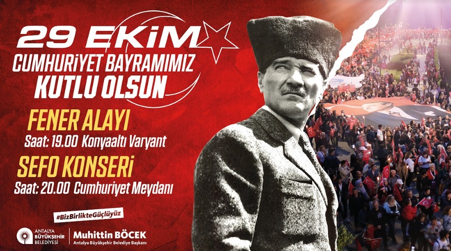 BÜYÜKŞEHİR CUMHURİYET’İN 99. YILINI COŞKUYLA KUTLAYACAK