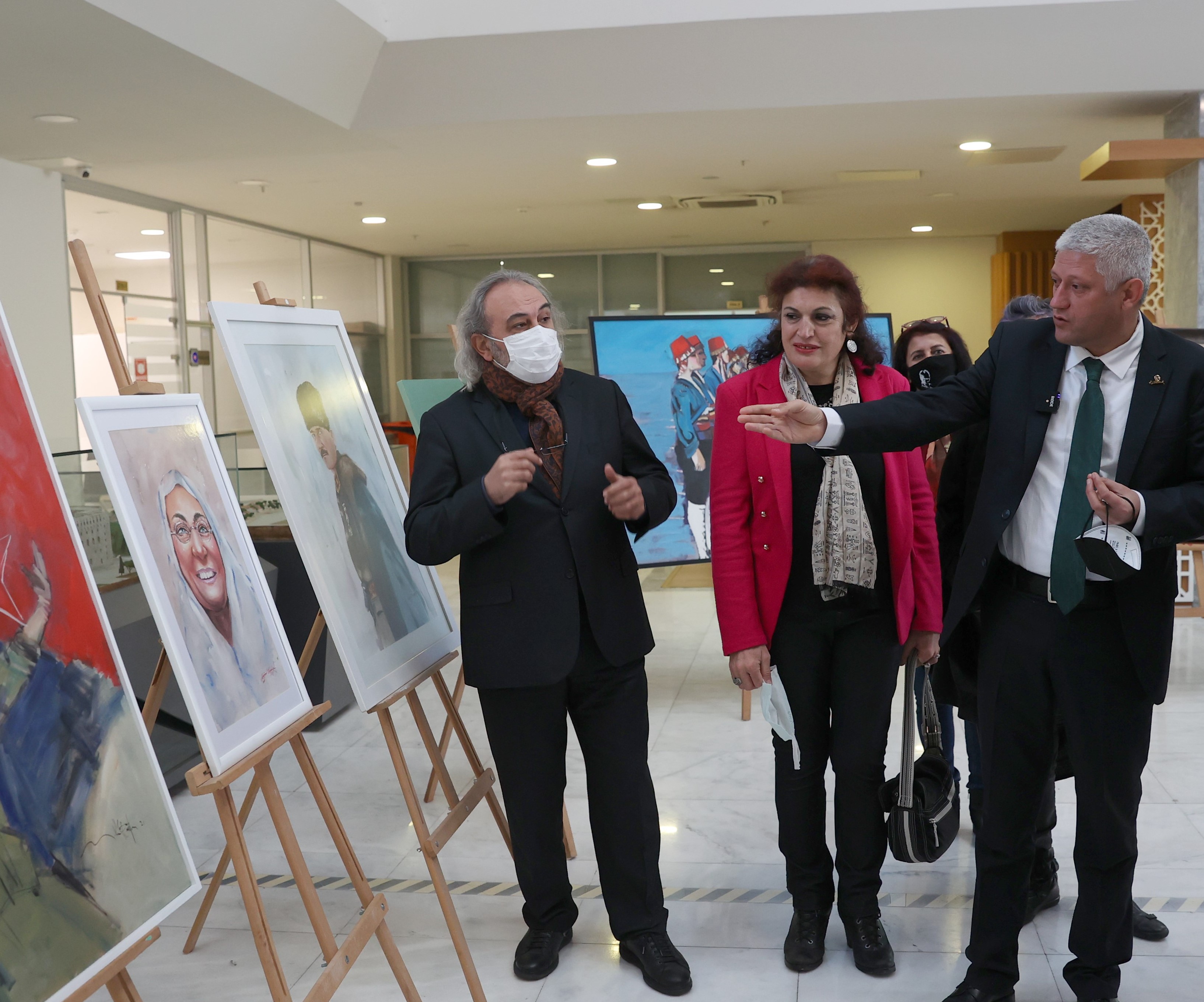 Büyükşehir'de Zübeyde Hanım'ı anma sergisi açıldı