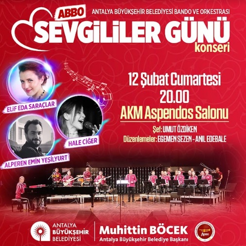 BÜYÜKŞEHİR’DEN 14 ŞUBAT’A ÖZEL KONSER