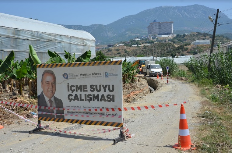 BÜYÜKŞEHİR’DEN ALANYA’DA 34 MİLYONLUK ALT YAPI ÇALIŞMASI