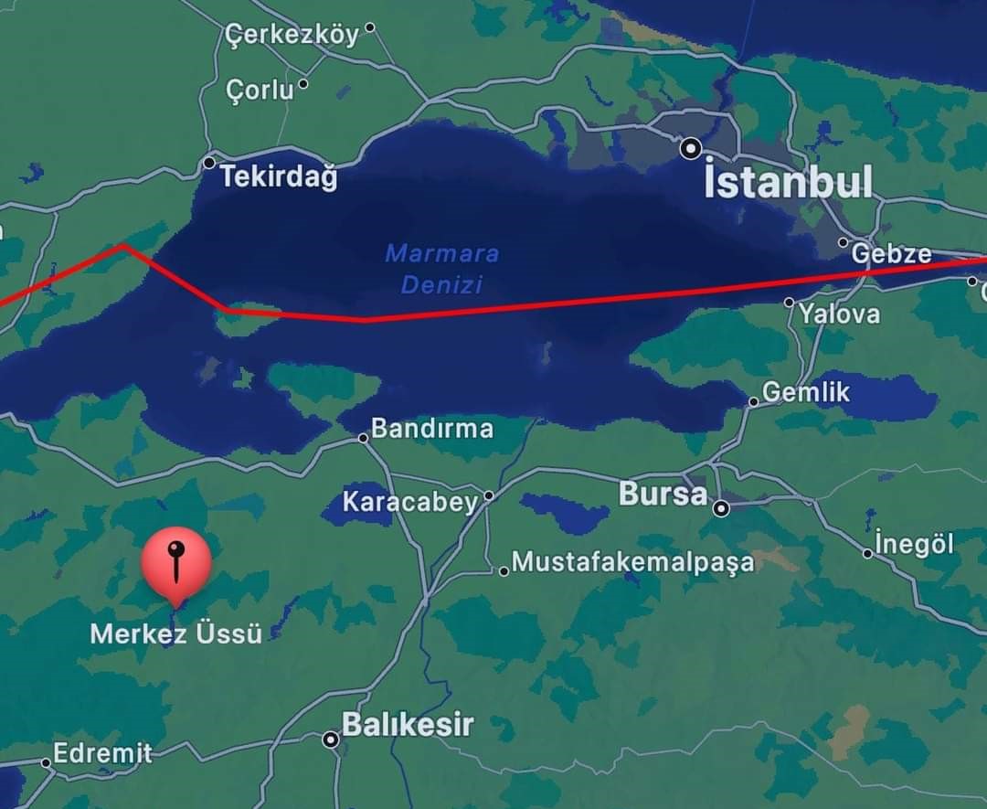 ÇANAKKALE'DE 4.9 BÜYÜKLÜĞÜNDE DEPREM