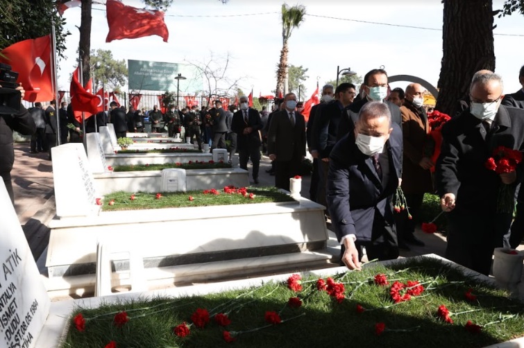 ÇANAKKALE ZAFERİ’NİN 107’INCİ YILI TÖRENLERLE KUTLANDI