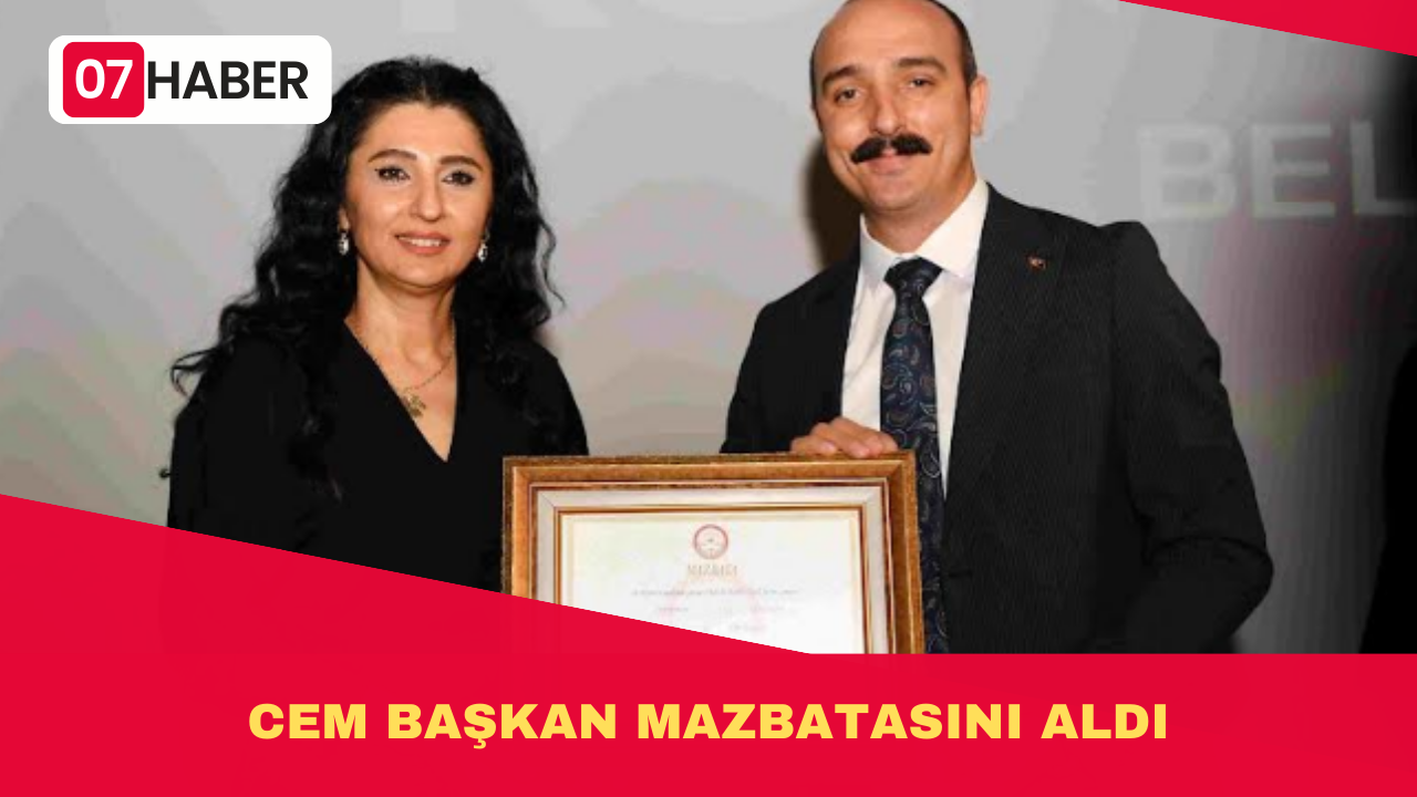 CEM BAŞKAN MAZBATASINI ALDI