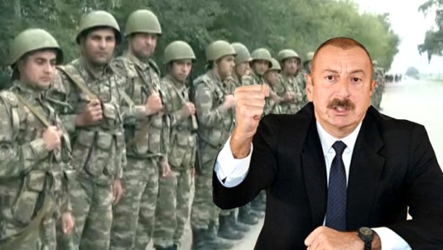 Cephe hattında toplanan Azeri gençler, Aliyev'in talimatını bekliyor
