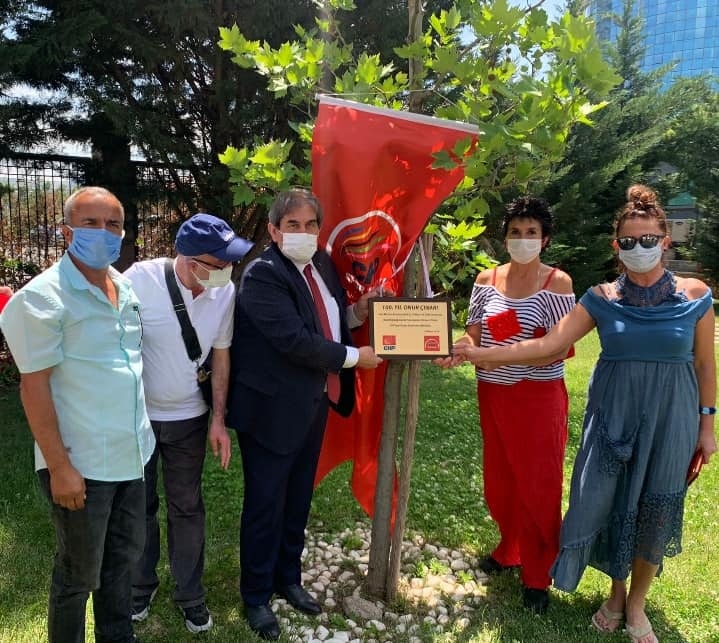 Chp Spor Kurulu  19 mayıs 1919/2019  100.onur yılı Yürüyüşçülerine plaket verdi 