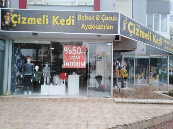 ÇİZMELİ KEDİ ÇOCUK AYAKKABILARI VE GİYİM ESNAF İNDİRİM KARTI ÜYESİ!