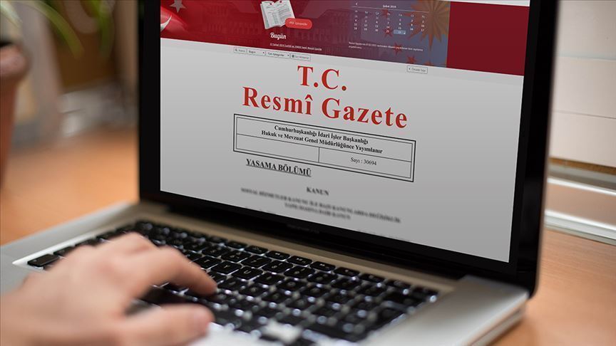 Cumhurbaşkanı kararı Resmi Gazete'de