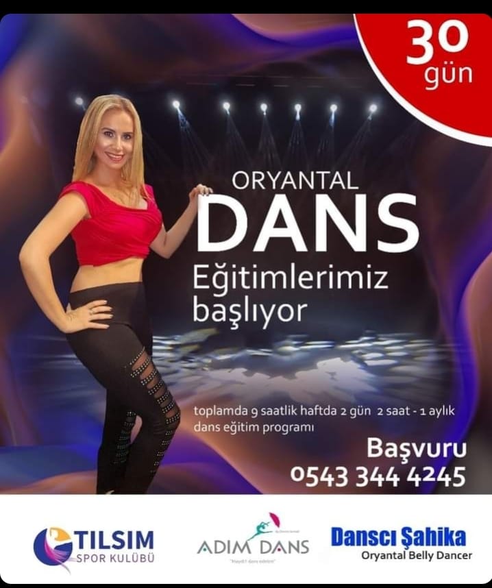 DANSÇI ŞAHİKA ŞENOL, ORYANTAL DANS EĞİTİMİ BAŞVURULARI BAŞLADI