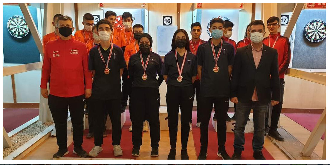 Dart'ta Antalya Spor Lisesi Şampiyon Oldu