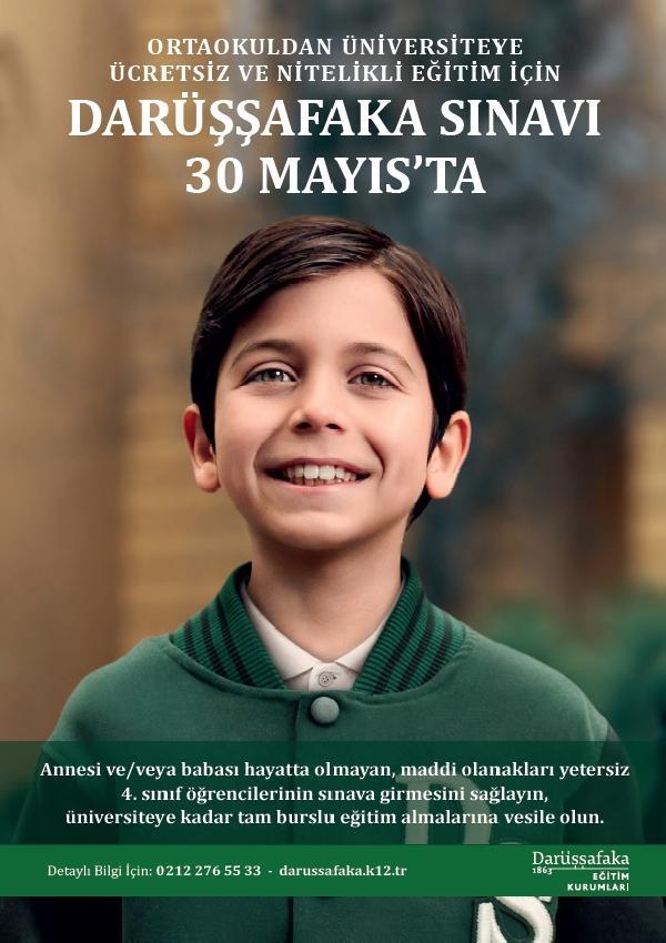 Darüşşafaka Sınavı 30 Mayıs'ta 28 ilde yapılacak