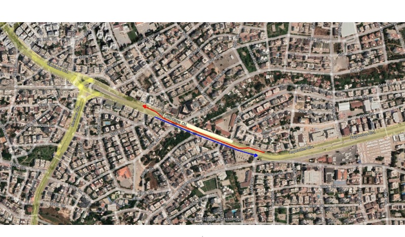 Doğu Garajı-Meydan arasındaki  tramvay hattında onarım çalışması