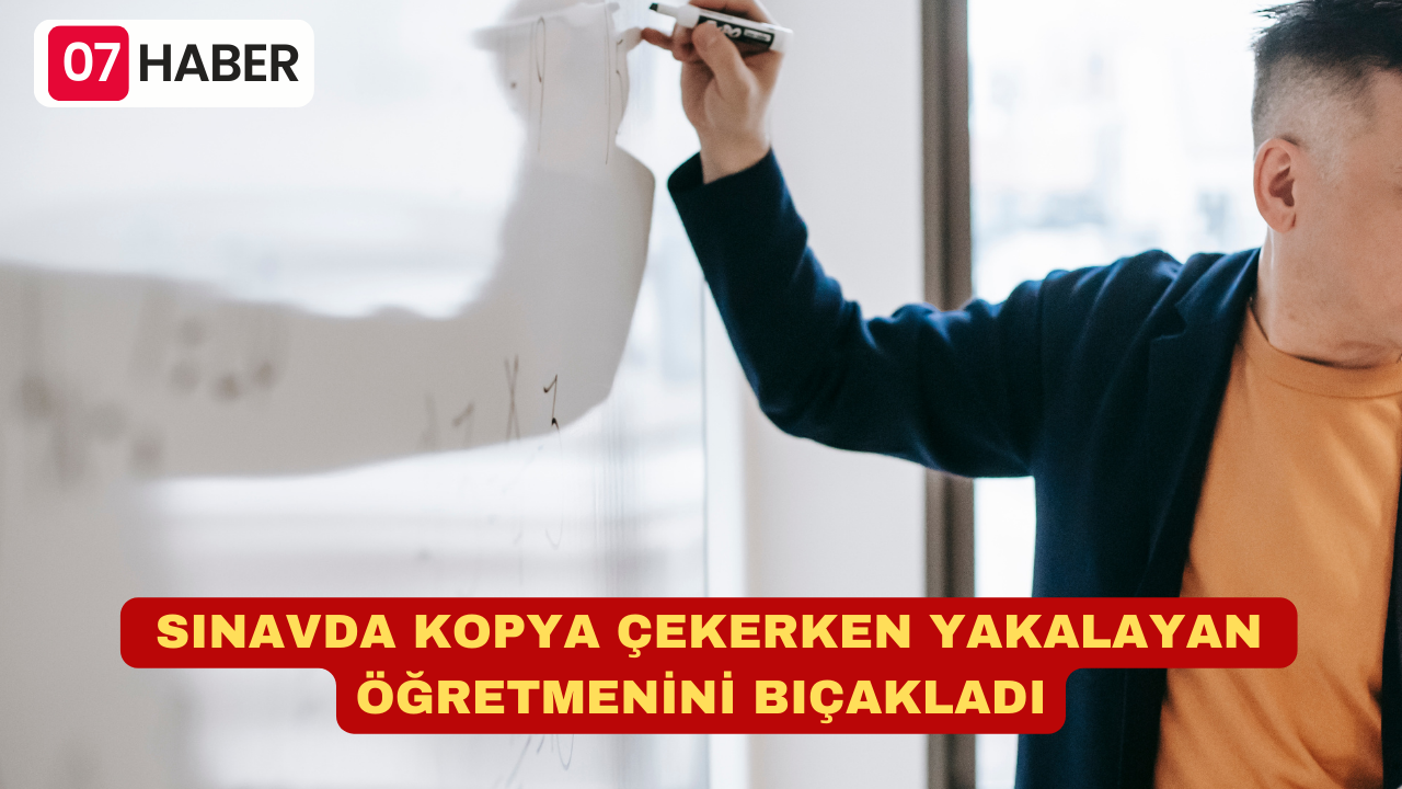 ELAZIĞ'DA BİR ÖĞRENCİ SINAVDA KOPYA ÇEKERKEN YAKALAYAN ÖĞRETMENİNİ BIÇAKLADI