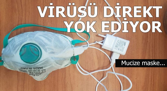 Elektrikli maske virüsü direkt öldürüyor