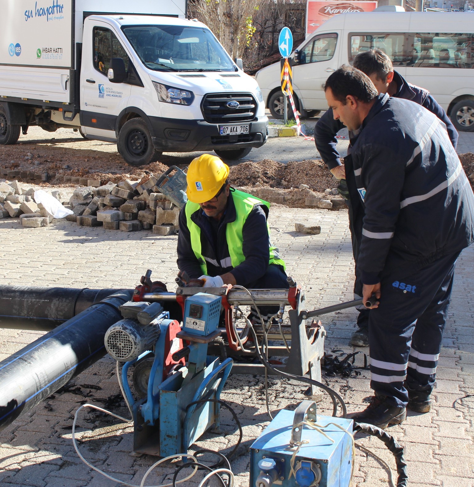 Elmalı'da temiz içme suyu çalışması