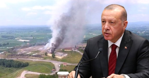 Erdoğan, Sakarya'da ki  patlama ile ilgili ilk açıklamayı yaptı: 2 can kaybımız, 74 yaralımız var 