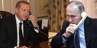 Erdoğan ve Putin arasında telefon görüşmesi