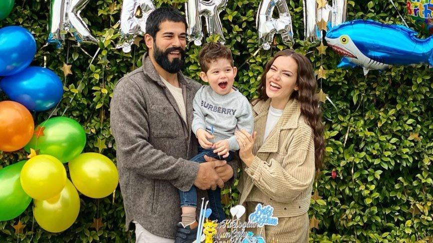 Fahriye Evcen ile Burak Özçivit oğulları Karan’ın doğum gününü kutladı