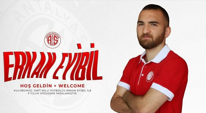 FT Antalyaspor, 20 yaşındaki orta saha oyuncusu Erkan Eyibil’i kadrosuna kattı