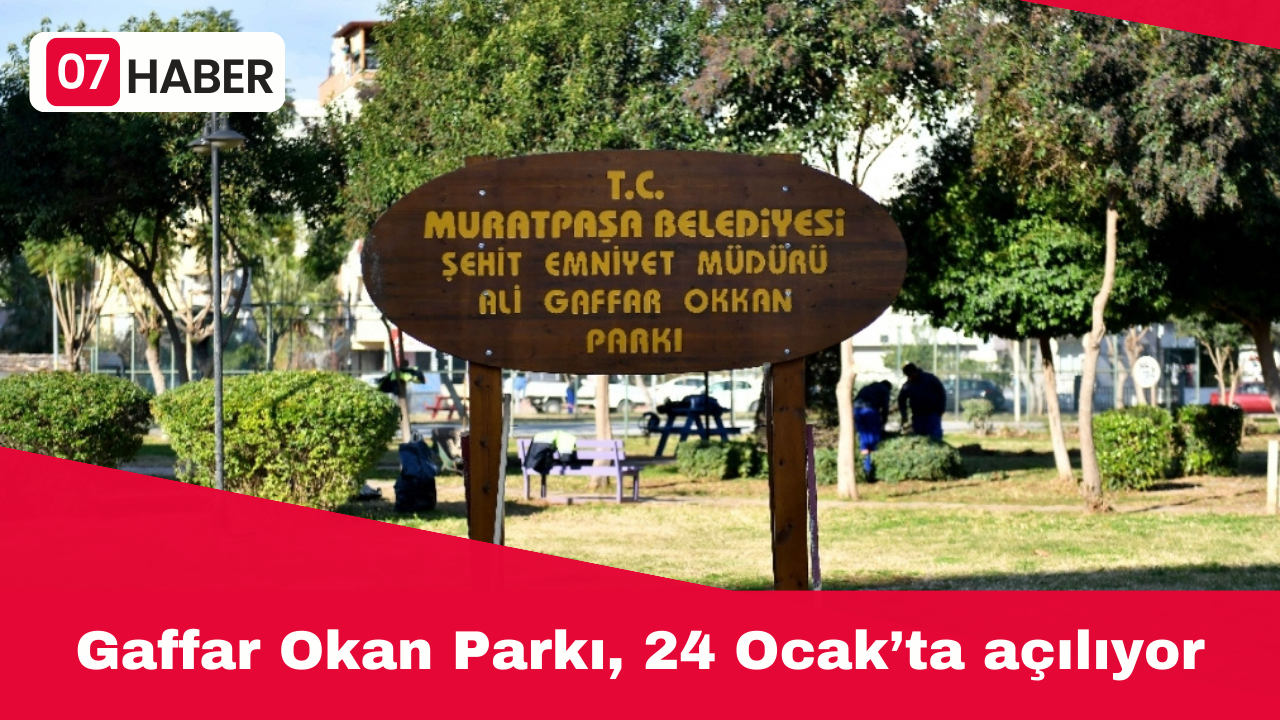 Gaffar Okan Parkı, 24 Ocak’ta açılıyor