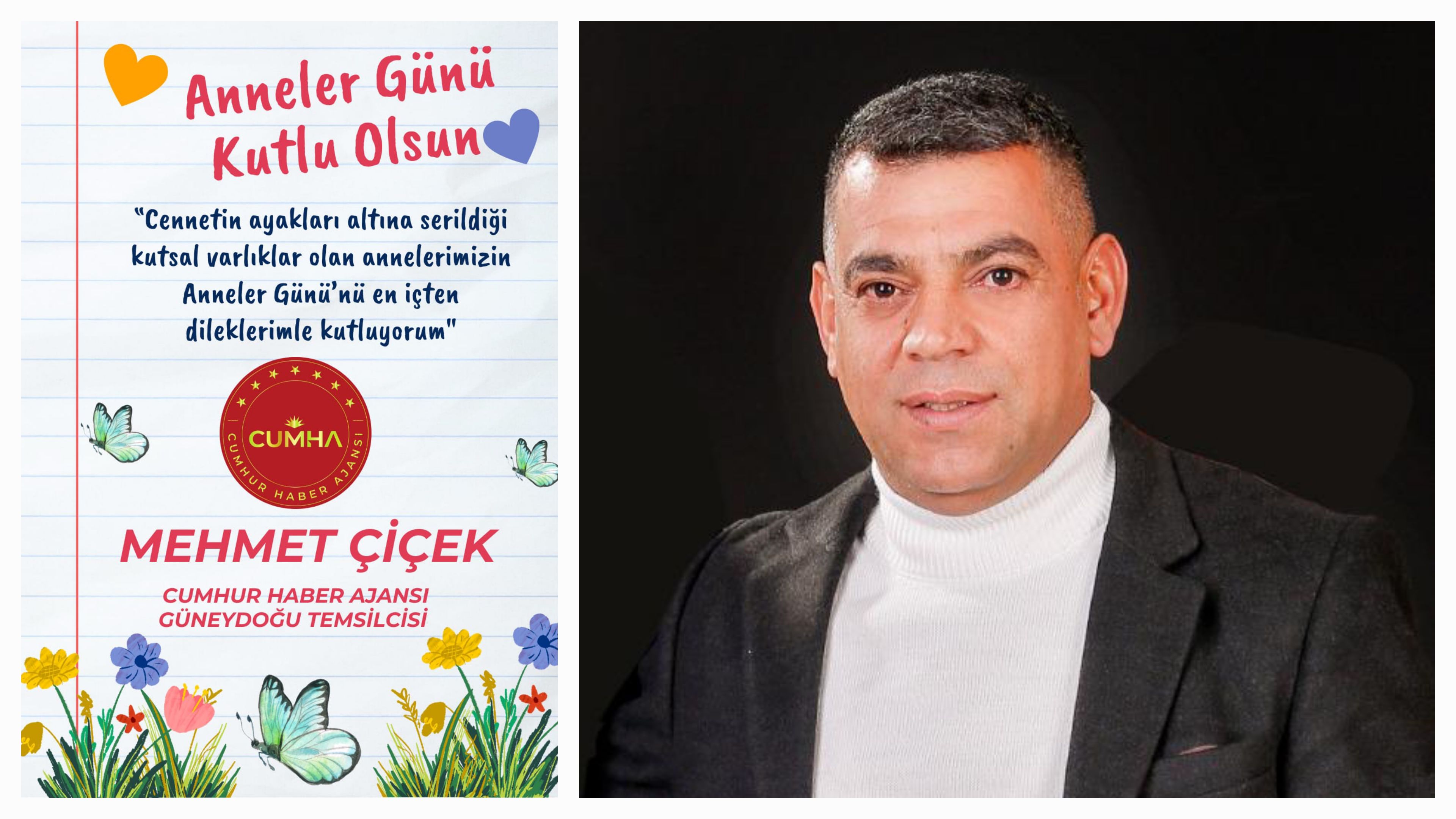 Gazeteci Mehmet Çiçek’ten Duygu Dolu Anneler Günü Mesajı