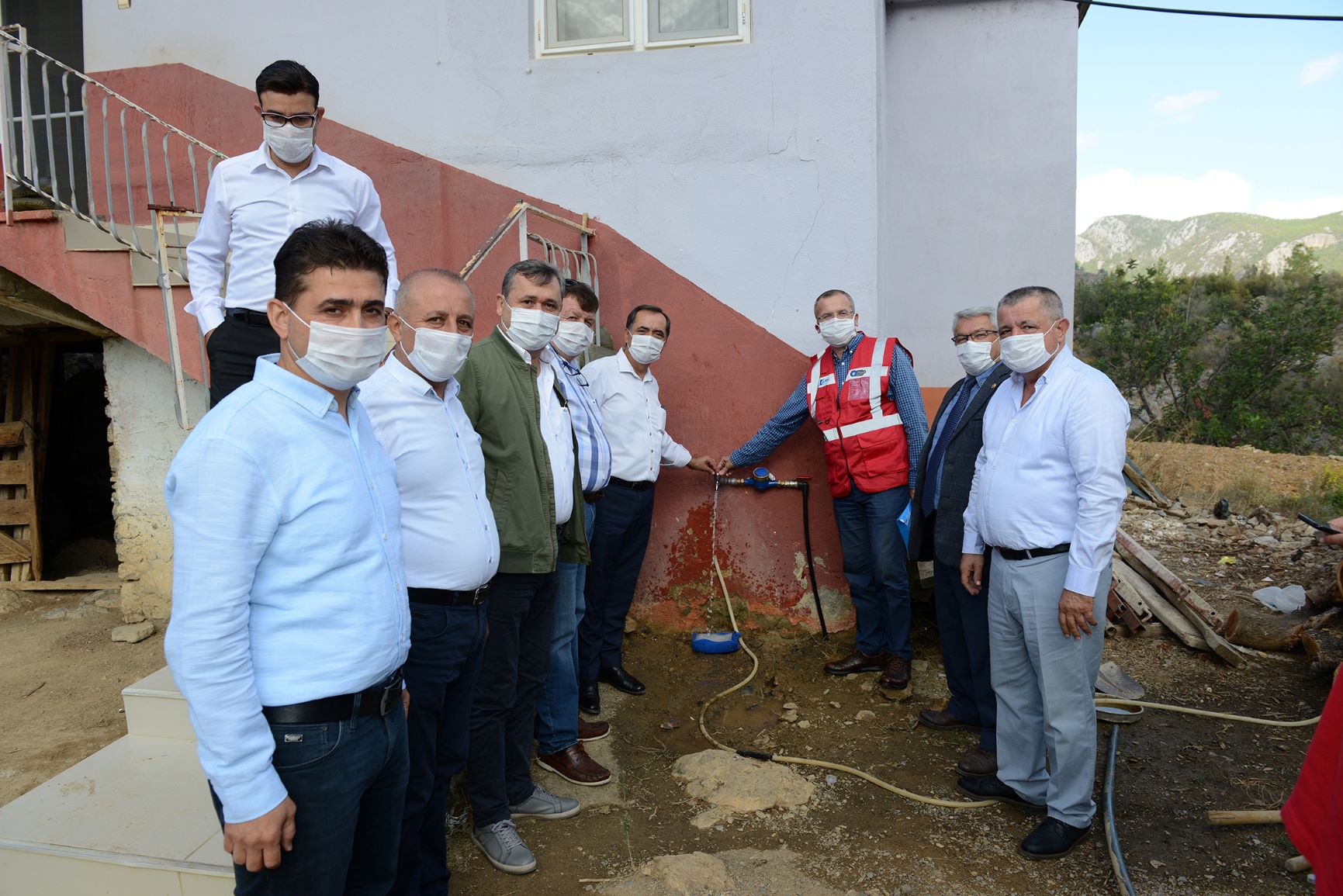  Gazipaşa Karasu Su Temini Projesi'nde  musluklardan su akmaya başladı