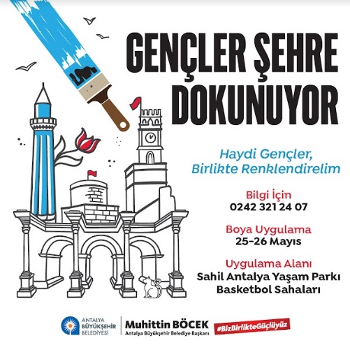 GENÇLER ŞEHRE DOKUNUYOR