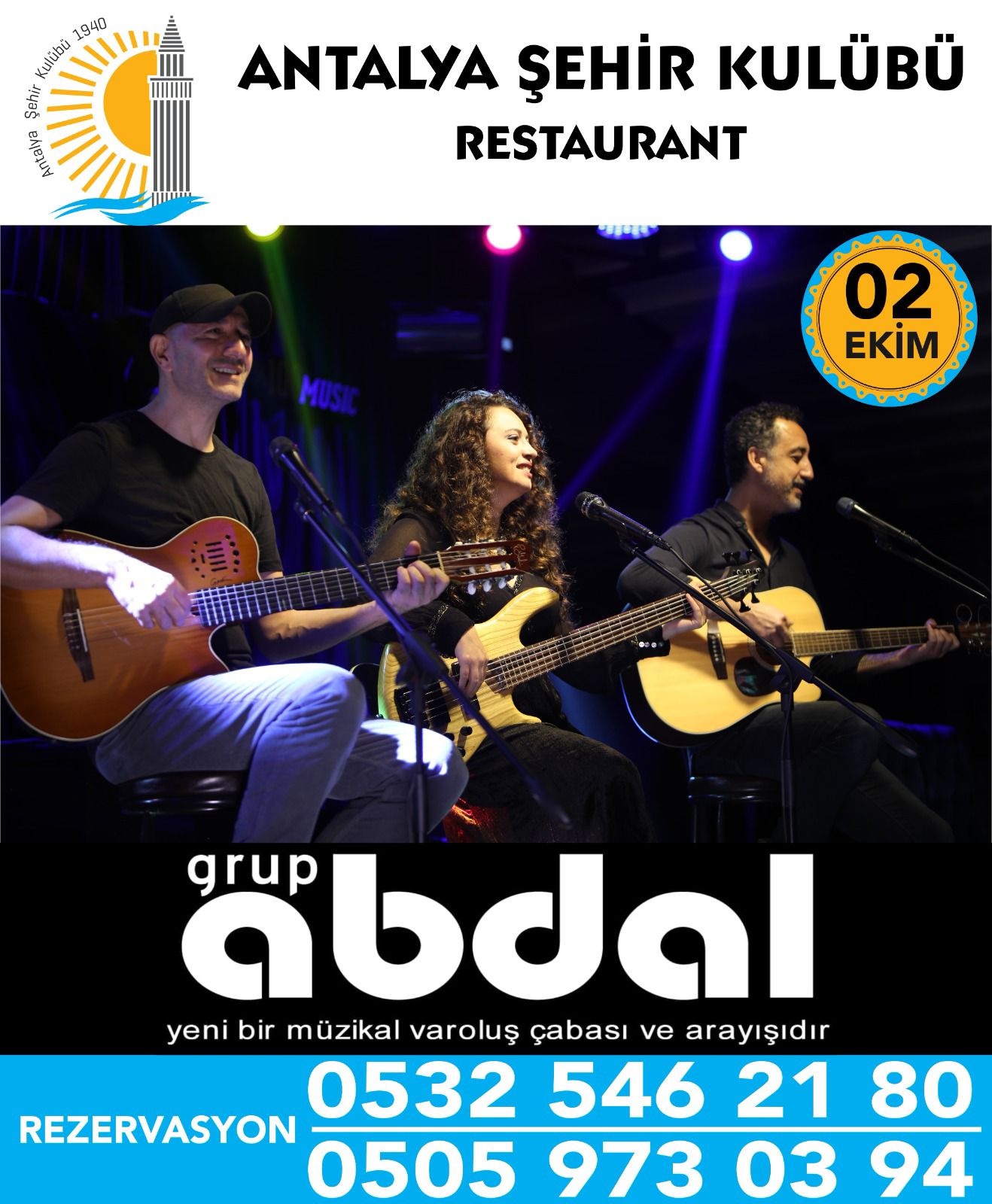 GRUP ABDAL ANTALYA ŞEHİR KULUBÜ RESTAURANT'TA