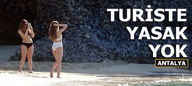 HABERLER>ANTALYA27 Aralık 2020 Pazar - 15:06 Antalya'da turistler sahilleri doldurdu
