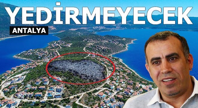 Haluk Levent'ten Kaş yangını paylaşımı