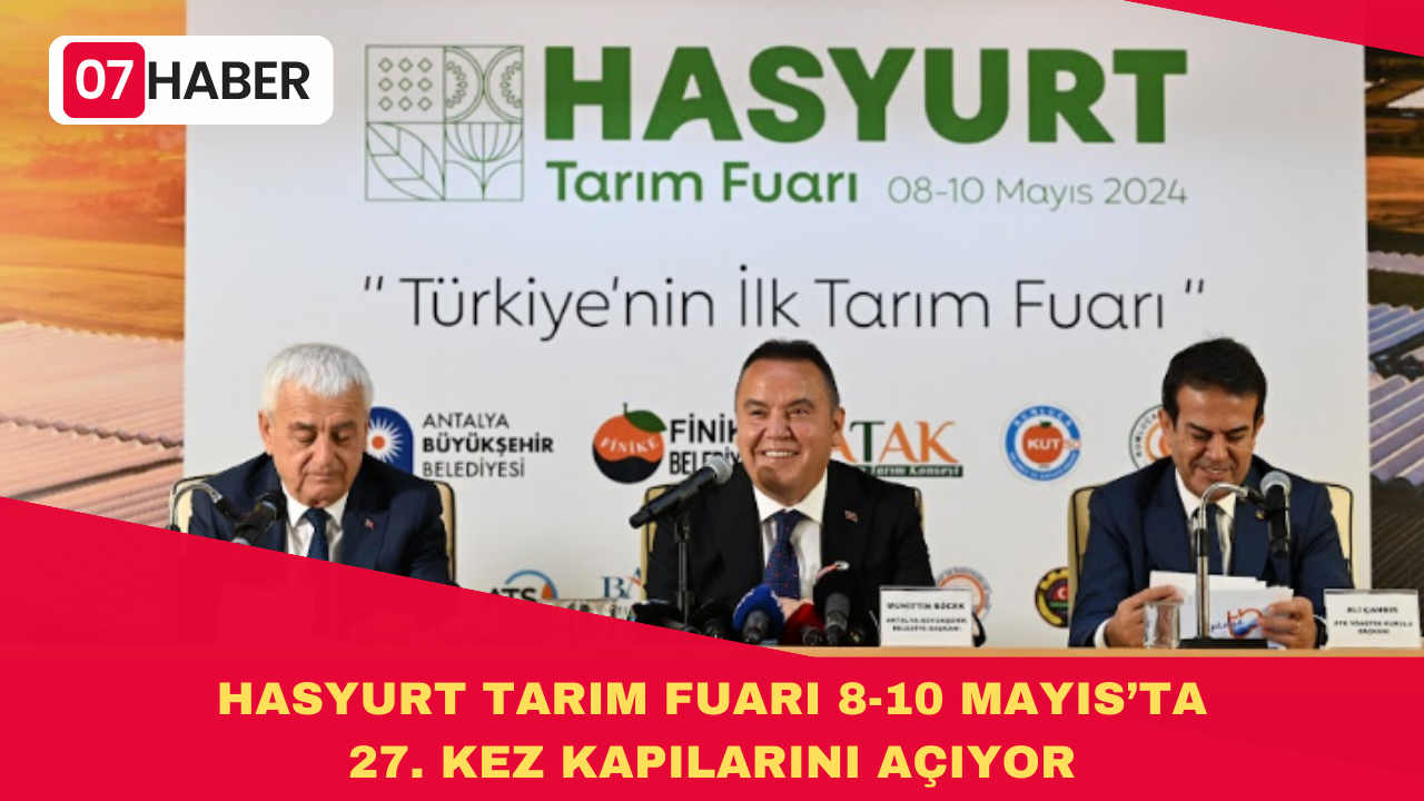 HASYURT TARIM FUARI 8-10 MAYIS’TA 27. KEZ KAPILARINI AÇIYOR