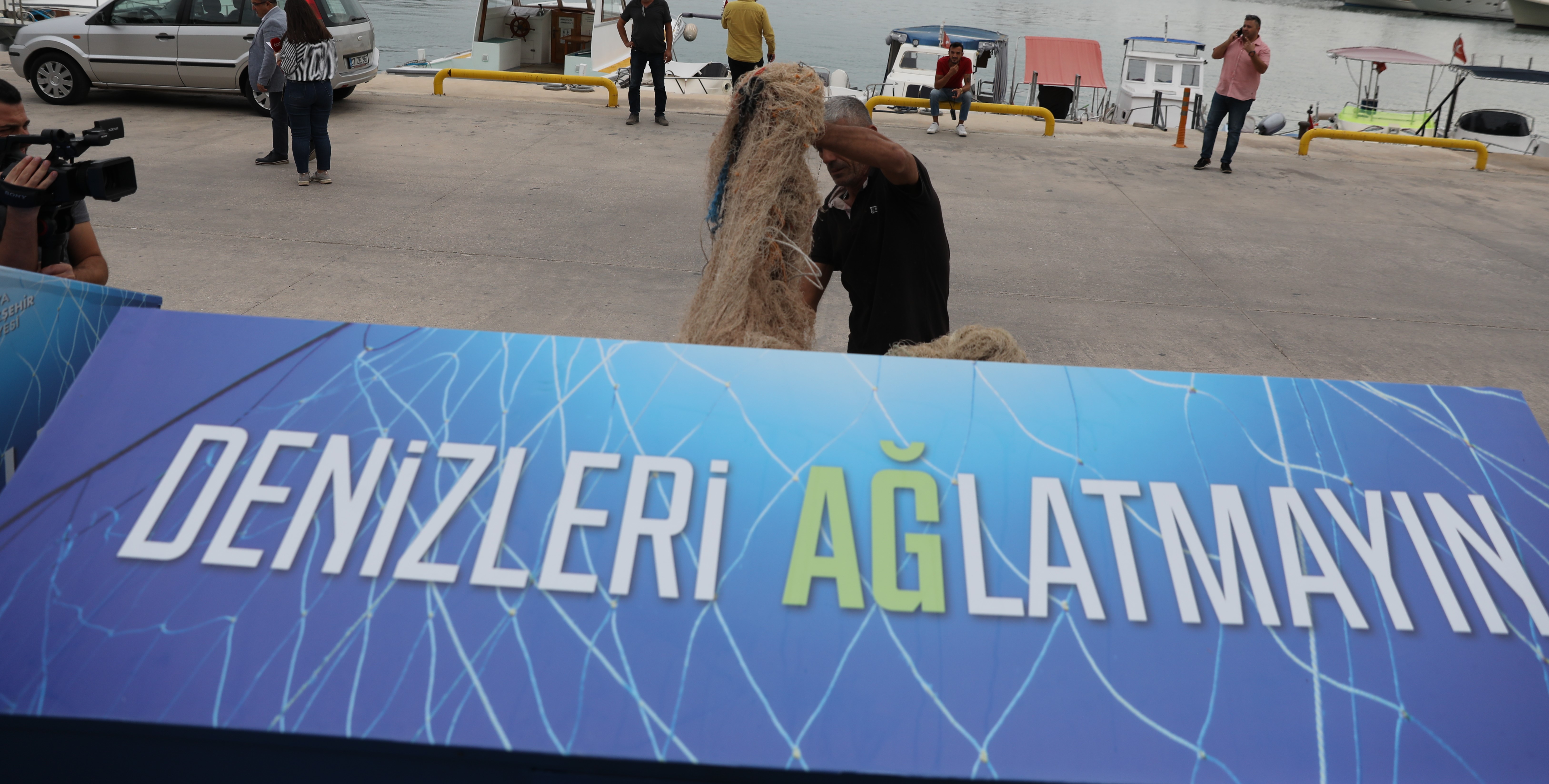 Hayalet ağlar konteynırlarda toplanacak