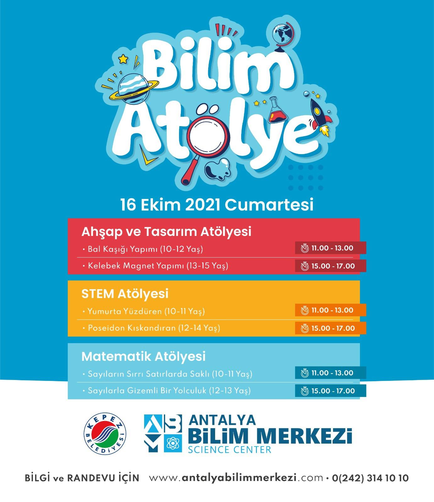 Haydi Çocuklar! Antalya Bilim Merkezi’ne