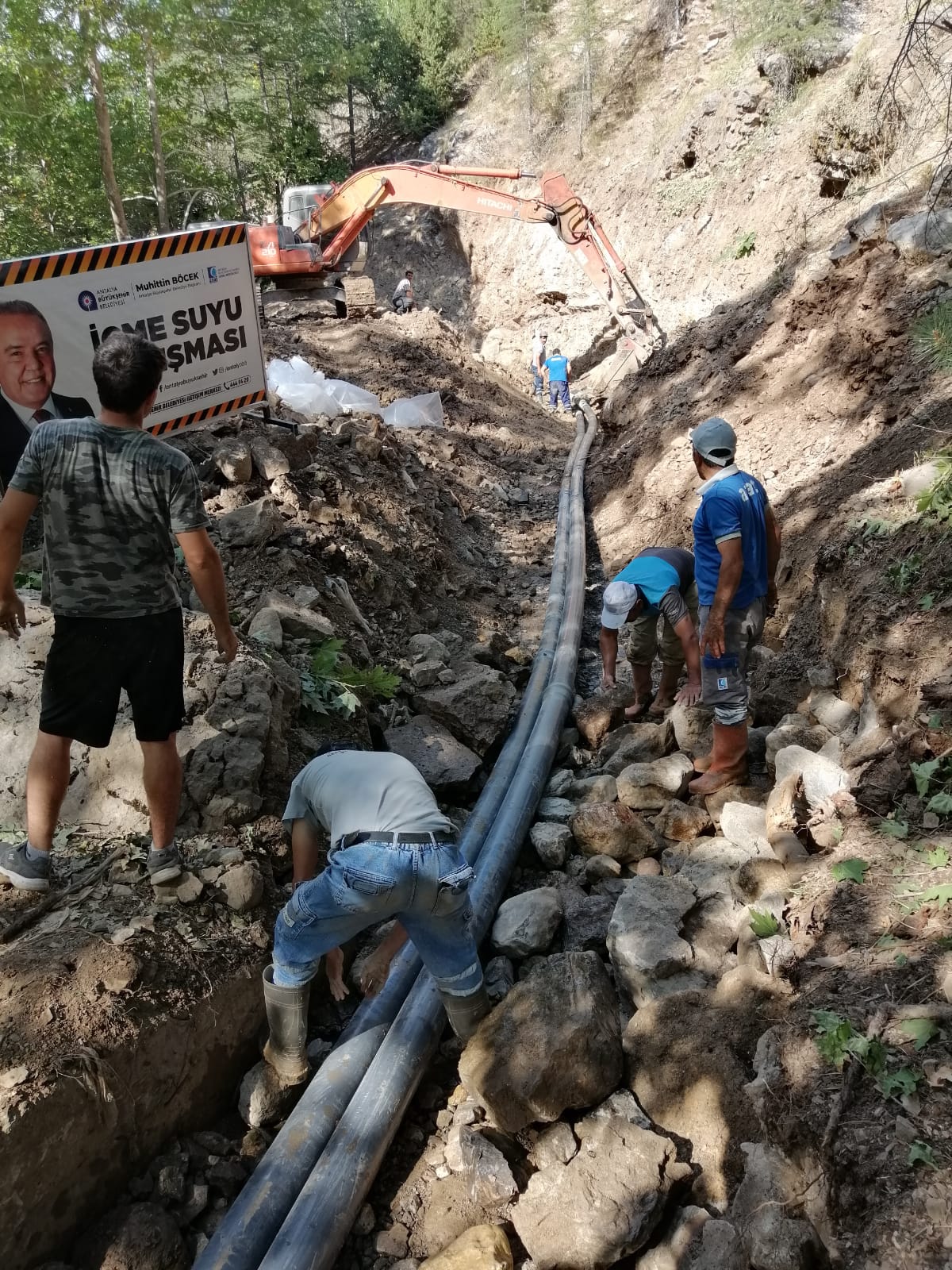 İbradı Başlar Mahallesi'ne yeni kaynak suyu