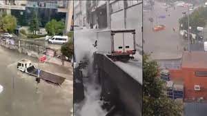 İstanbul'da birçok noktada su baskınları yaşandı