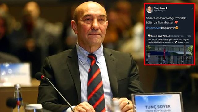 İzmir Büyükşehir Belediye Başkanı Tunç Soyer'in hesabından yapılan paylaşım istifa getirdi