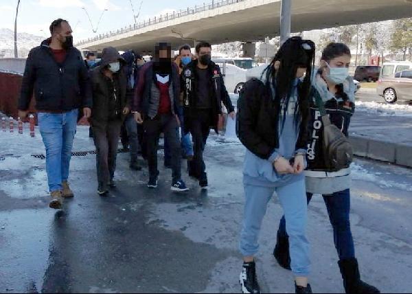  KAYSERİ merkezli uyuşturucu operasyonunda 12 gözaltı