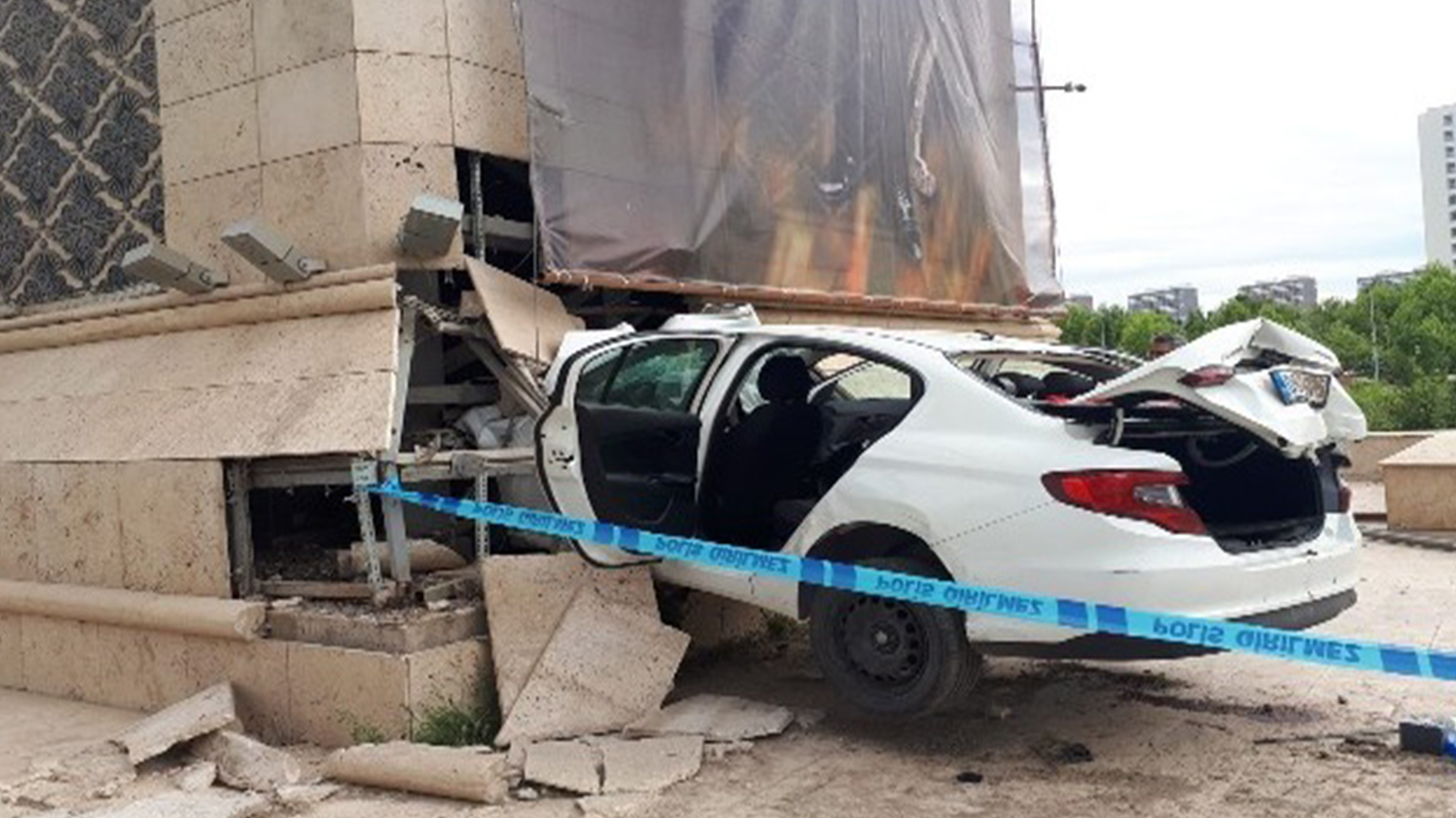 Kaza denildi başından vurulmuş olduğu ortaya çıktı.