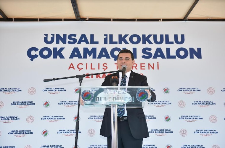 KEPEZ’DEN ÜNSAL İLKOKULU’NA ‘ÇOK AMAÇLI SALON’