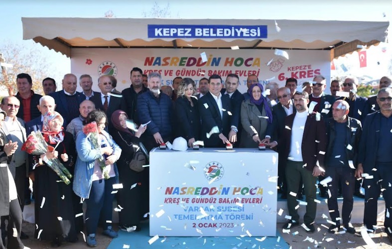 KEPEZ’E 6. KREŞİN TEMELİ ATILDI