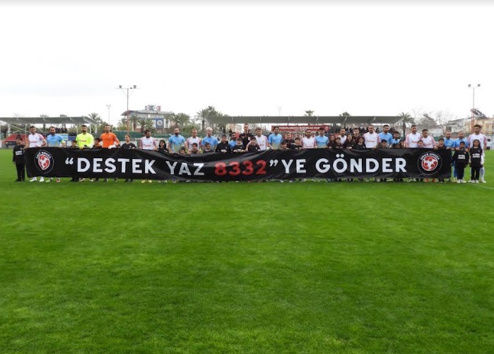 KEPEZSPOR’DAN DEPREMZEDELERİ DUYGULANDIRAN KARŞILAŞMA