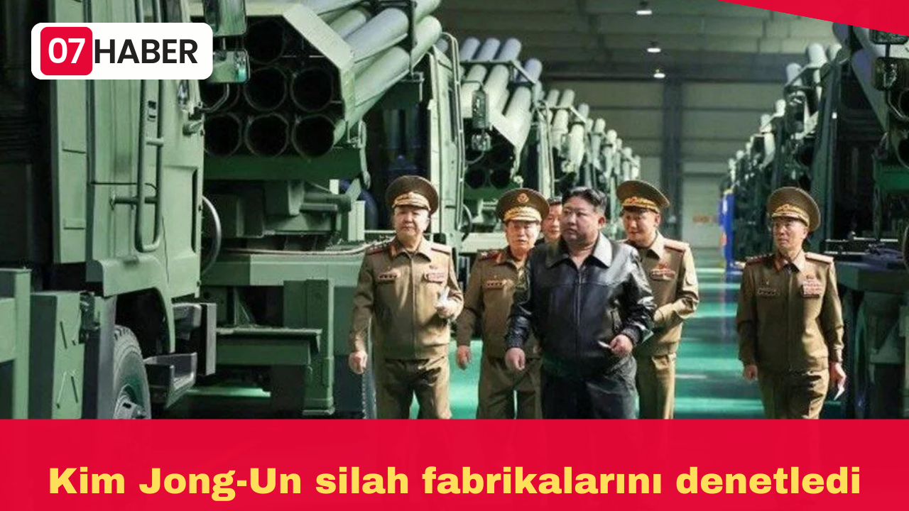 Kim Jong-Un silah fabrikalarını denetledi