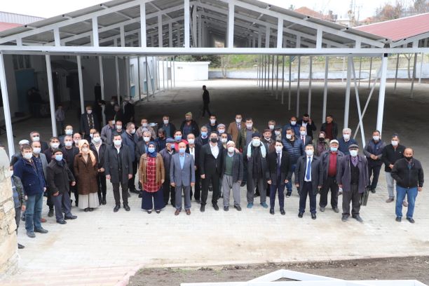 Korkuteli Küçükköy’de Kapalı Pazar Yeri Hizmete Açıldı