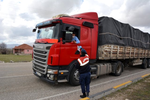 Korkuteli'nin giriş ve çıkışları kontrol altında