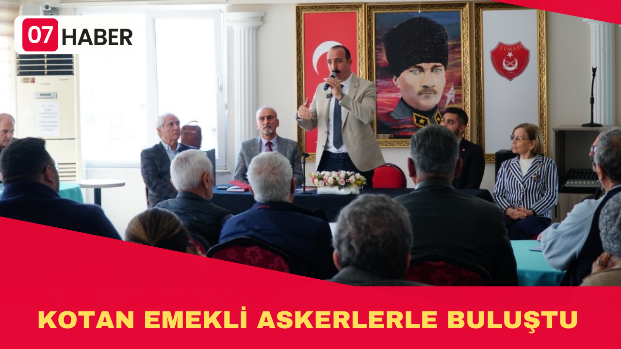 Kotan emekli askerlerle buluştu