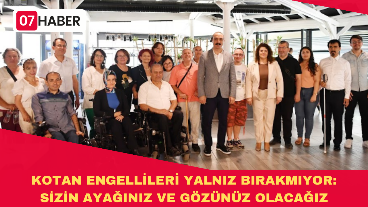 KOTAN ENGELLİLERİ YALNIZ BIRAKMIYOR: SİZİN AYAĞINIZ VE GÖZÜNÜZ OLACAĞIZ