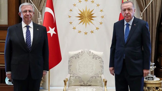 Külliye'de Cumhurbaşkanı Erdoğan-Mansur Yavaş görüşmesi başladı