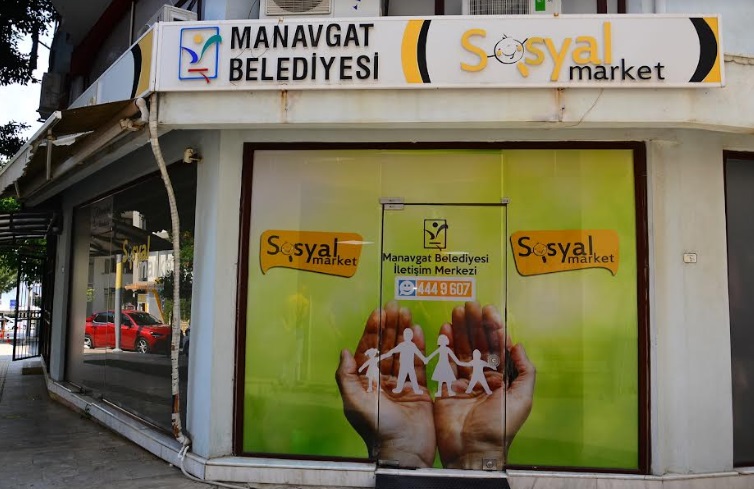 MANAVGAT BELEDİYESİ SOSYAL MARKET  10 YILDIR DERTLERE DERMAN OLUYOR