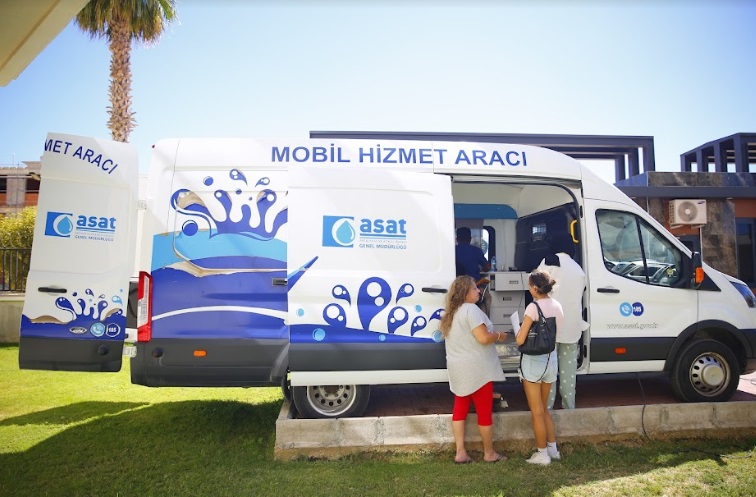 MOBİL HİZMET ARACI İLE HİZMET  VATANDAŞIN AYAĞINA GİDİYOR