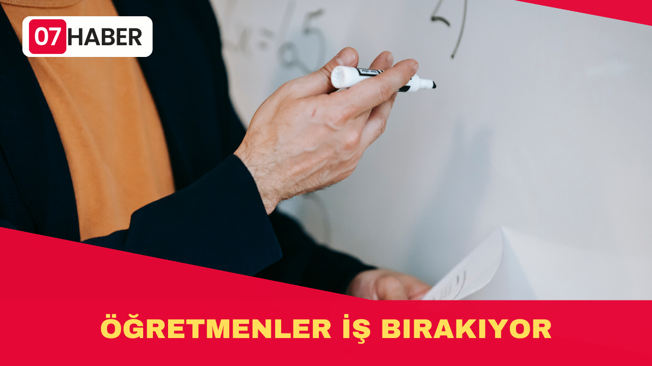 ÖĞRETMENLER İŞ BIRAKIYOR